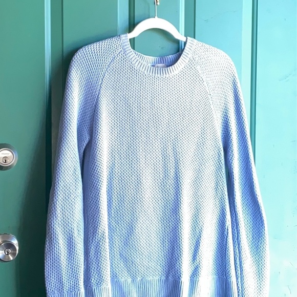 Loft size medium light blue sweater excellent condition - Picture 3 of 6